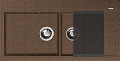 Florentina Мойка гранитная "Россана" коричневый  – фотография-1