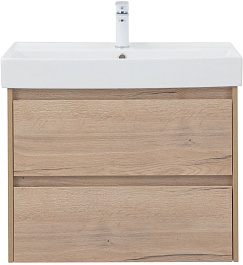 Aquanet Тумба под раковину Nova Lite 75 подвесная дуб крафт – фотография-3