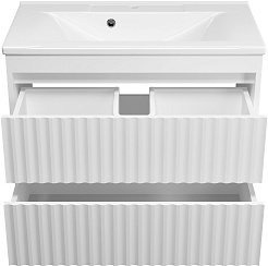 Brevita Тумба под раковину Balaton 80 белая – фотография-2