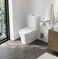 Teymi Унитаз-компакт напольный Lori T40309 глянцевый белый – фотография-3