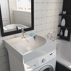 Madera Раковина под стиральную машину List 60x60 – фотография-8