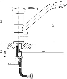 Zollen Смеситель Emden EM76611111 – фотография-2