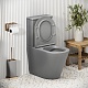 Grossman Унитаз компакт Color GR-4480GLMS светло-серый матовый – картинка-19