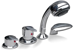 Triton Смеситель "Trit 211" 4-х позиционный на борт ванны – фотография-1