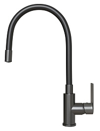 Mixline Смеситель для кухни 35k ML33-098GR "City Graphite" графит – фотография-3