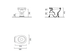 GSI Унитаз приставной CLASSIC 871111 – фотография-3