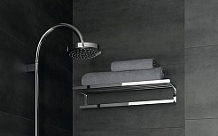 Keuco Полка с полотенцедержателем Elegance new 11675 хром – фотография-3