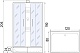 River Душевая кабина Quadro Б/К 120/80/24 MT – картинка-18