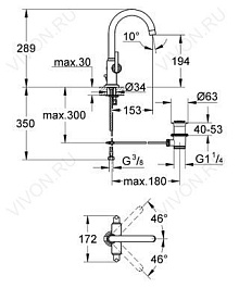 Grohe Смеситель "Atrio 21022000" – фотография-2