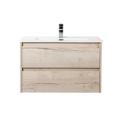 BelBagno Мебель для ванной Kraft 90 Rovere Galifax Bianco – фотография-5