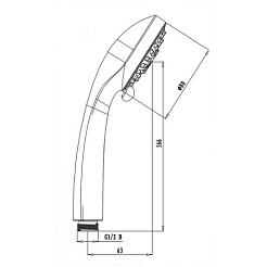 Lemark Лейка для душа LM0223C – фотография-2