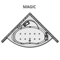 Kolpa San  Акриловая ванна Royal 140 MAGIC – фотография-4