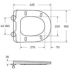 BelBagno Унитаз подвесной Colorato BB062CHR-GR безободковый – фотография-9