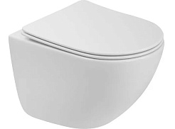 BelBagno Унитаз подвесной Amanda-Tor BB051CH-TOR-FC/SC со смывом TORNADO – фотография-1