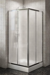 BelBagno Душевой уголок Due 90/90 DUE-A-2-90-P-Cr стекло матовое – фотография-1