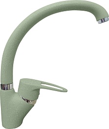Granfest Смеситель для кухни 1024 салатовый – фотография-1
