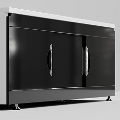 Водолей Экран под ванну Топ 1500 черный – фотография-2