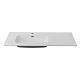 Cezares Тумба с раковиной Eco Cer-N 120-1 L bianco lucido CZR-8095-120-L ручки чёрные – фотография-24