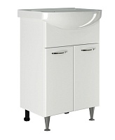 Mixline Тумба с раковиной Стандарт 55/84 белая