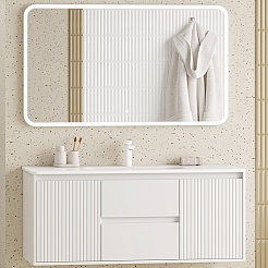 Brevita Мебель для ванной Wine 120 подвесная белая – фотография-1