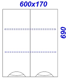 Aqwella Шкаф навесной Лайн В6 – фотография-2