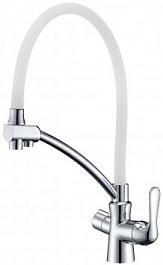 Lemark Смеситель Comfort LM3070C-White для кухонной мойки – фотография-1