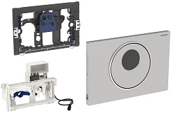 Geberit Система управления смывом Sigma 10 115.856.SN.1 сталь – фотография-1