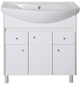 ASB-Mebel Тумба с раковиной Орхидея 80 белое дерево