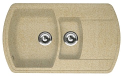 Florentina Мойка гранитная Нире 860 К бежевый – фотография-1