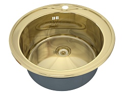 Zorg Кухонная мойка Inox PVD SZR-510/205-BRONZE – фотография-1