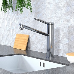 Tokito Смеситель для кухни KANDA хром TOK-KAN-1012 – фотография-6