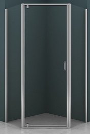 Azario Душевой уголок AZ-112P 100х100 хром – фотография-1