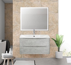 BelBagno Мебель для ванной ACQUA 900 Cemento Verona Grigio, TCH – фотография-3