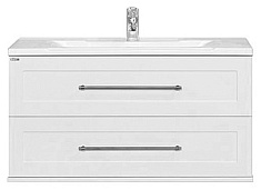 Misty Тумба для умывальника Марта 100 подвесная белая