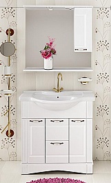 Runo Мебель для ванной Леон 75 – фотография-4