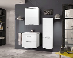 Style Line Зеркальный шкаф Жасмин-2 550/С Люкс белый – фотография-3