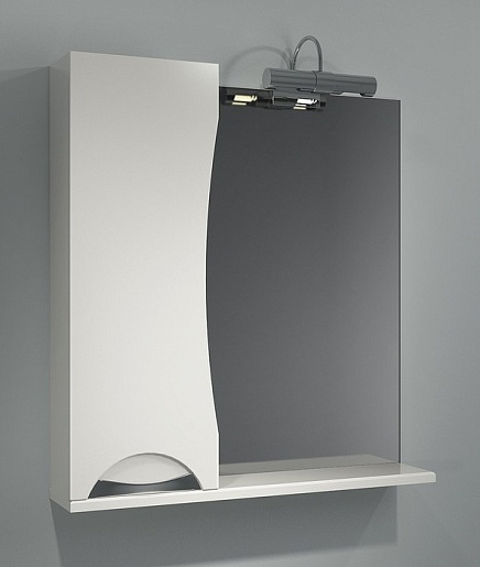 Какса-а Мебель для ванной Каприз 75 L белая – картинка-3