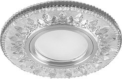 Feron Светильник встраиваемый CD903 с LED-подсветкой белый – фотография-1