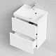 Водолей Тумба под раковину Лайт 50 подвесная белая – картинка-10