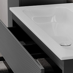 Sancos Тумба под раковину Folk 60 grey soft – фотография-8