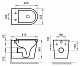 BelBagno Чаша унитаза безободкового Flay-R BB053CHR без сиденья – фотография-9