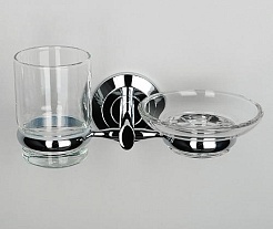 WasserKRAFT Держатель стакана и мыльницы "Rhein K-6226" – фотография-2