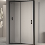 RGW Душевой уголок Passage PA-74B (PA-14B + Z-050-2B) 110x110 профиль черный стекло прозрачное