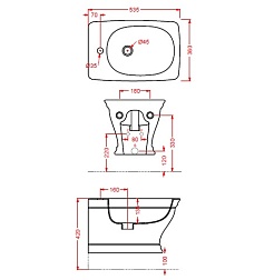 ArtCeram Биде подвесное Civitas CIB001 – фотография-2