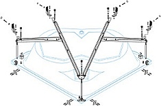 Cezares Металлический каркас для акриловой ванны Cetina 150
