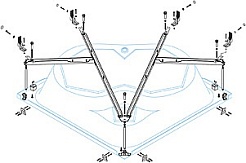 Cezares Металлический каркас для акриловой ванны Cetina 150 – фотография-1