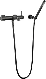 Milacio Смеситель для ванны Ultra MCU.350.MB черный матовый – фотография-1