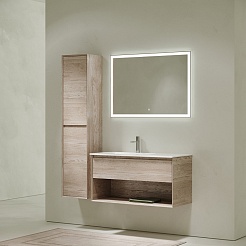 Sancos Тумба под раковину Marmi 1.0 100 L дуб галифакс натуральный – фотография-4