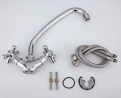 Frap Смеситель для кухни H25 F4125 хром – фотография-2