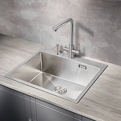 Milacio Мойка кухонная Denia 59 Steel нержавеющая сталь – фотография-4